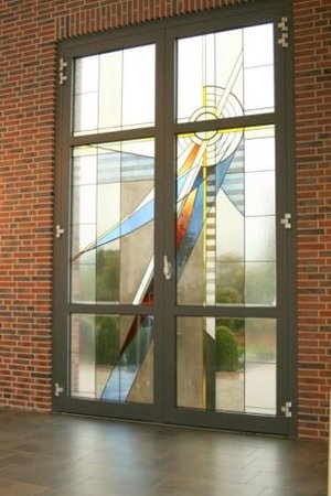 Türansicht der Kapelle von Innen